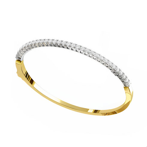 Diya Diamond Bangle Bracelet